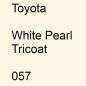 Preview: Toyota, White Pearl Tricoat, 057.